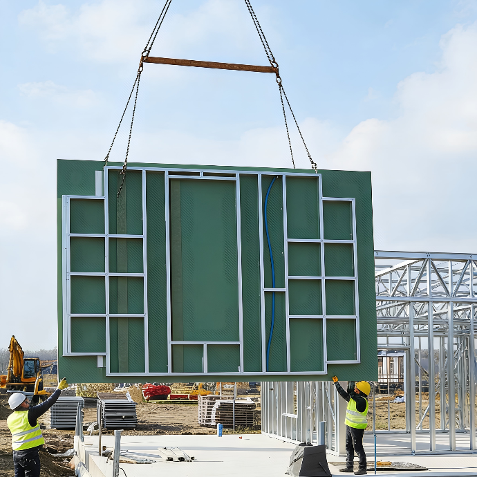 Mure SteelWall par BatiSteel pré fabriqué ?